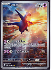 Latios - Pokemon Surging Sparks FULL ART Holo Illustration Rare #203/191