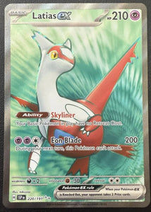 Latias EX - Pokemon Surging Sparks FULL ART Holo Foil Ultra Rare #220/191