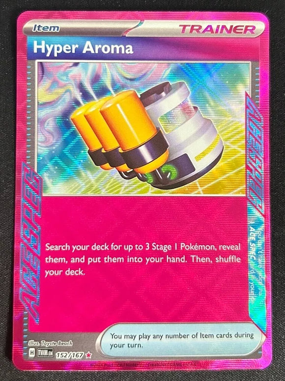 Hyper Aroma Trainer - Pokemon Twilight Masquerade Pink ACE SPEC Rare #152/167