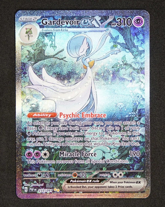 Gardevoir EX - Pokemon Paldean Fates FULL ART Special Illustration Rare #233/091