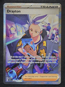 Drayton Trainer - Pokemon Surging Sparks FULL ART Special Illustration Rare #244/191