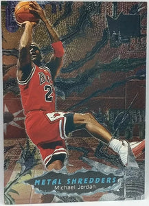 Michael Jordan - 1996-97 Fleer Metal 'Metal Shredders' #241