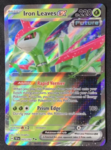 Iron Leaves EX - Pokemon Temporal Forces Holo Foil Double Rare #025/162