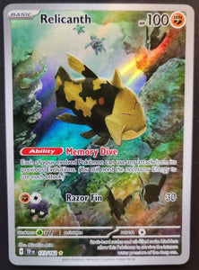 Relicanth - Pokemon Temporal Forces FULL ART Holo Illustration Rare #173/162