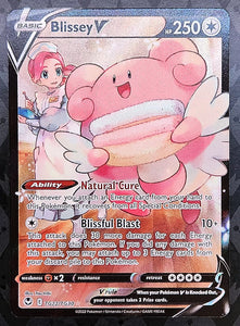 Blissey V - Pokemon Silver Tempest Trainer Gallery FULL ART Ultra Rare #TG22/TG30