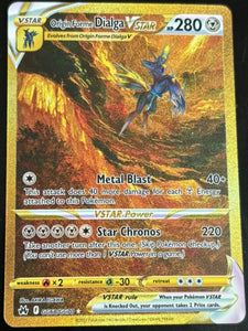 Origin Forme Dialga VSTAR - Pokemon Crown Zenith Gold Secret Rare #GG68/GG70