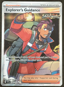 Explorer's Guidance Trainer - Pokemon Temporal Forces FA Holo Foil Ultra Rare #200/162