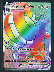 Copperajah VMAX - Pokemon Rebel Clash FULL ART Rainbow Secret Rare #199/192