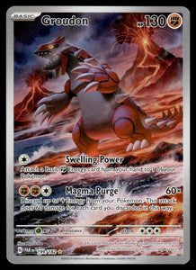 Groudon - Pokemon Paradox Rift FULL ART Holo Illustration Rare #199/182