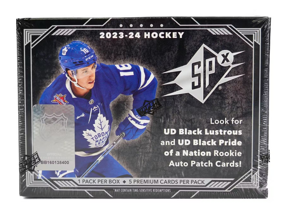 2023-24 Upper Deck SPx NHL Hockey - Hobby Box