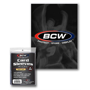 BCW "Thick Card" Trading Card Penny Sleeves (100ct)