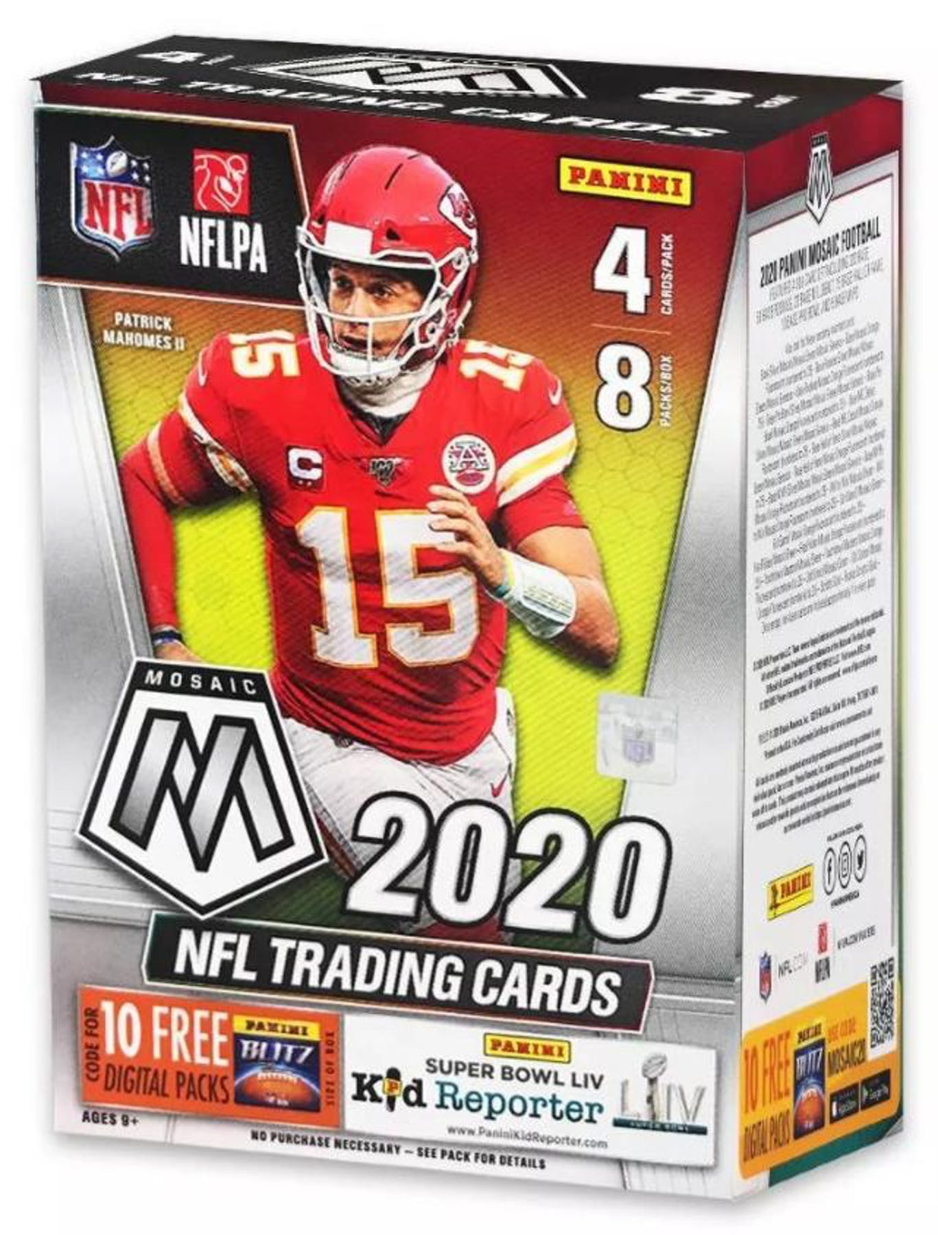 2022 Panini Mosaic Football Blaster Box Trading Cards Look for Exclusive  Orange Fluorescent Parallels! 