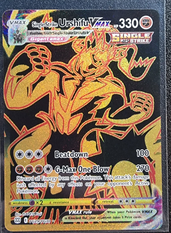 Single Strike Urshifu V - Pokemon Brilliant Stars Ultra Rare Holo Foil #TG29/TG30