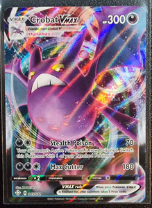 Crobat VMAX - Pokemon Shining Fates Full Art Holo Ultra Rare #045/072