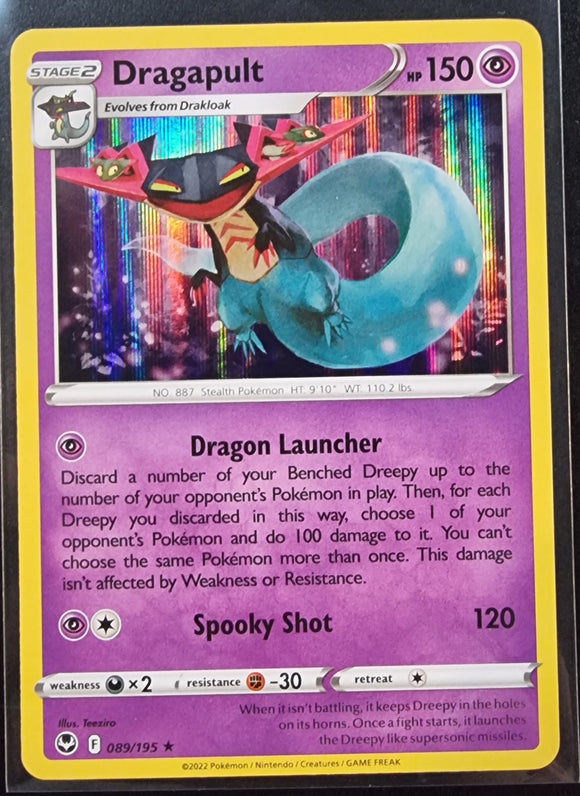 Dragapult - Pokemon Silver Tempest Holo Foil Rare #089/195