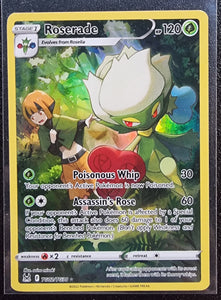 Roserade - Pokemon Lost Origin Trainer Gallery Full Art Holo Foil Ultra Rare #TG02/TG30