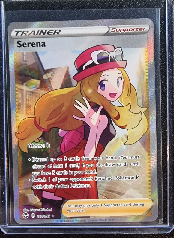 Serena Trainer - Pokemon Silver Tempest Full Art Holo Foil Ultra Rare #193/195