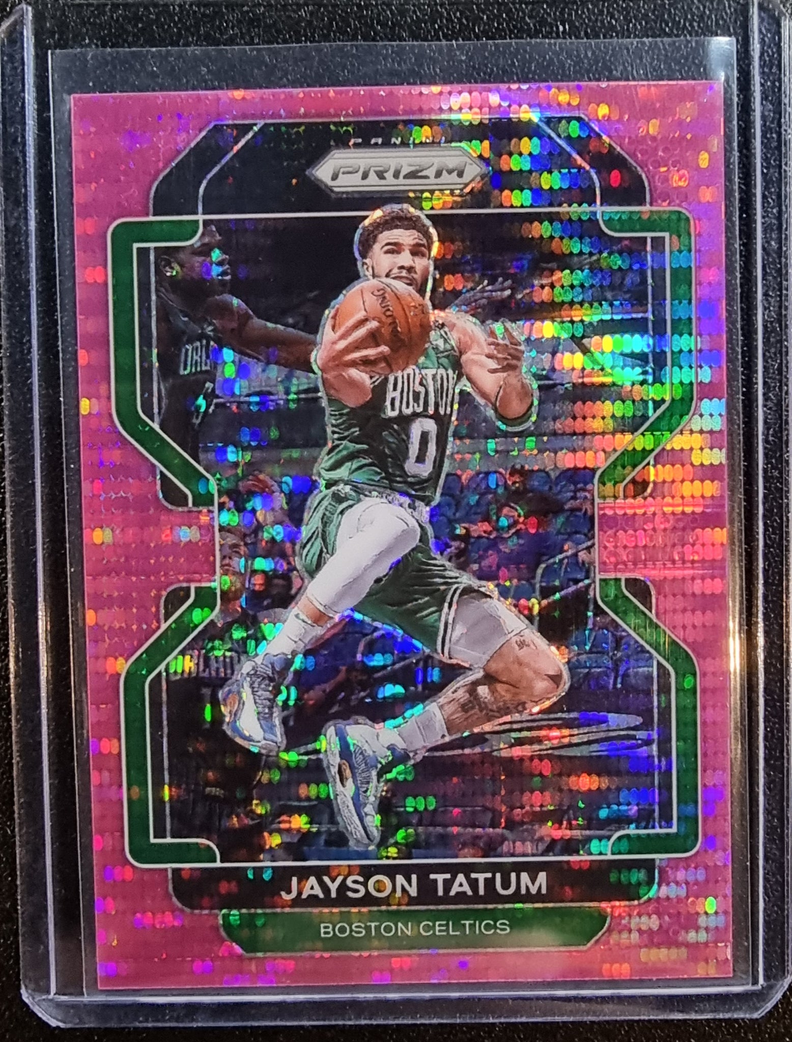 Jayson Tatum #/42 - 2021-22 Panini Prizm Basketball PINK PULSAR