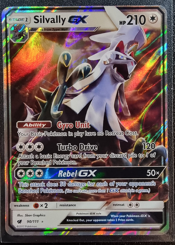 Silvally GX - Pokemon Crimson Invasion Holo Foil Ultra Rare #90/111