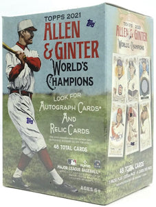 2021 Topps Allen & Ginter MLB Baseball cards - Blaster Box