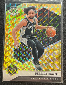 Derrick White - 2020-21 Panini Mosaic Basketball YELLOW #63