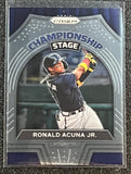 Ronald Acuna JR. - 2022 Panini Prizm Baseball CHAMPIONSHIP STAGE Base #CS-1 - Braves