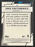 Mike Foltynewicz - 2020 Topps Fire RED PARALLEL #88 - Braves