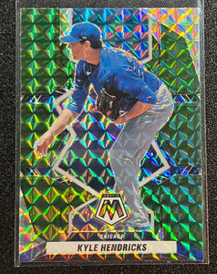 Kyle Hendricks  - 2022 Panini Mosaic Baseball GREEN PARALLEL #24 - Cubs