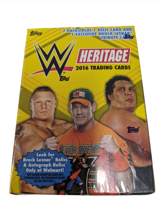 2016 Topps WWE Heritage Wrestling cards - Blaster Box