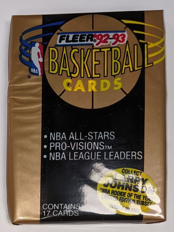 1992-93 Fleer Series 1 NBA Basketball - Hobby Pack