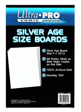Silver Age Size Comic Boards (100ct)