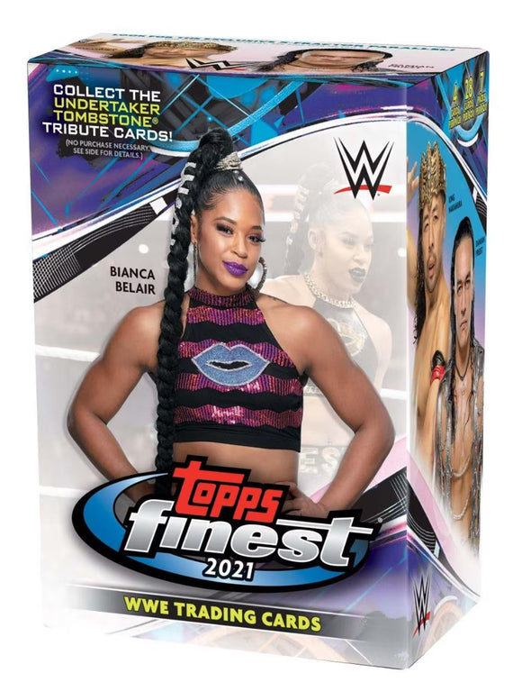2021 Topps Finest WWE Wrestling cards - Blaster Box