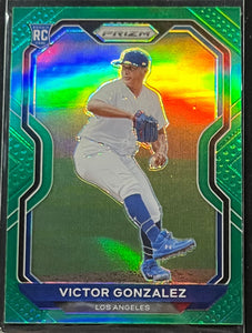 Victor Gonzalez - 2021 Panini Prizm Baseball RC GREEN #17