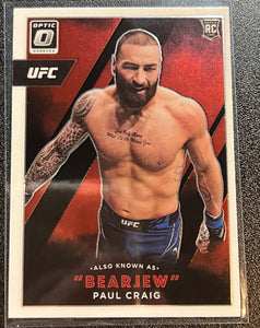 Paul Craig RC - 2022 Panini Donruss Optic UFC ALSO KNOWN AS BEARJEW #11