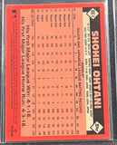 Shohei Ohtani - 2021 Topps Chrome Baseball 1986 Silver Refractor #86BC-9