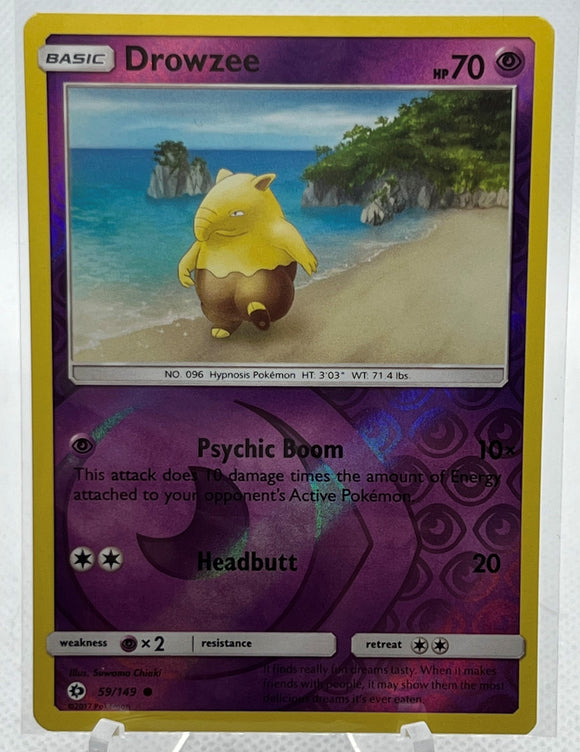 Drowzee - Pokemon Sun & Moon Reverse Holo #59/149