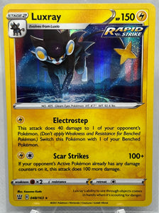 Luxray - Pokemon Battle Styles Holo #048/163