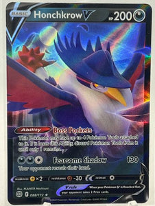 Honchkrow V - Pokemon Brilliant Stars Ultra Rare Holo #088/172