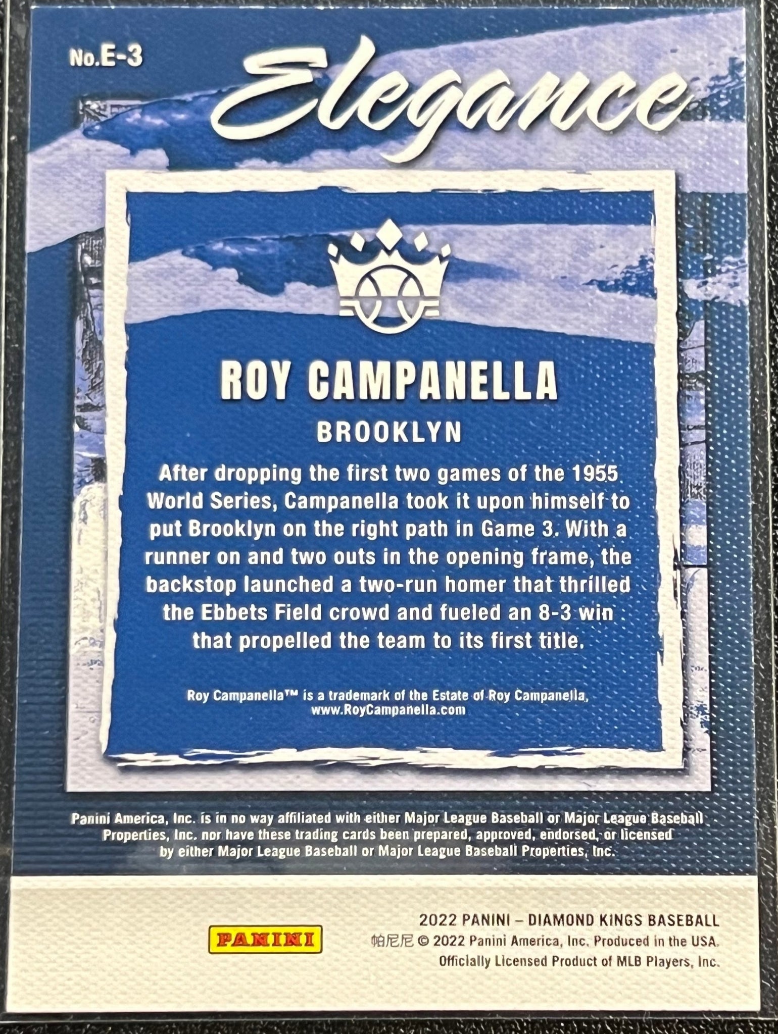 Roy Campanella  Dodger Blue World