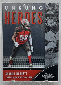 Shaquil Barrett - 2020 Panini Absolute Football Unsung Heroes #UH-SB