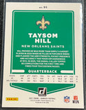 Taysom Hill - 2021 Panini Donruss Football Press Proof Blue #95