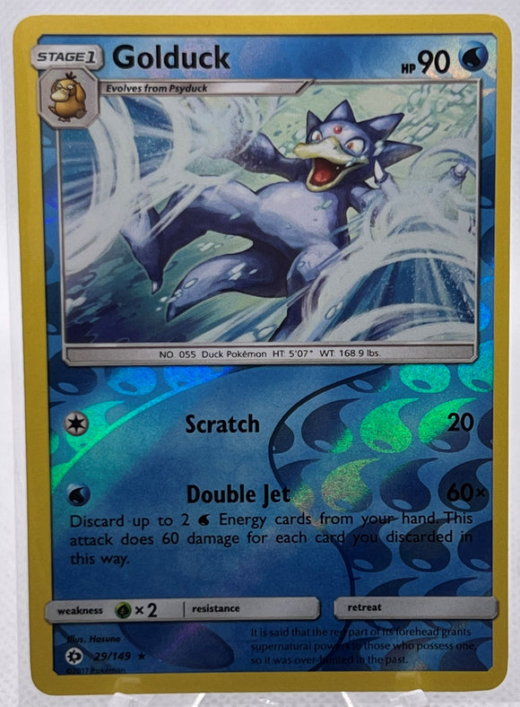 Golduck - Pokemon Sun & Moon Reverse Holo #29/149