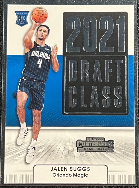 Jalen Suggs 2021-22 Panini Select Silver Scope Prizm Rookie Card
