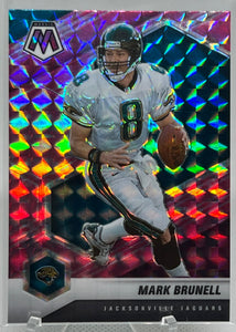 Mark Brunell - 2021 Panini Mosaic Football Pink Parallel #97