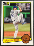 Clayton Kershaw - 2017 Panini Donruss Baseball Retro Variation #RV-17