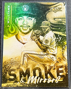 Devin Williams - 2021 Topps Fire SMOKE & MIRRORS Gold Minted #SM-3