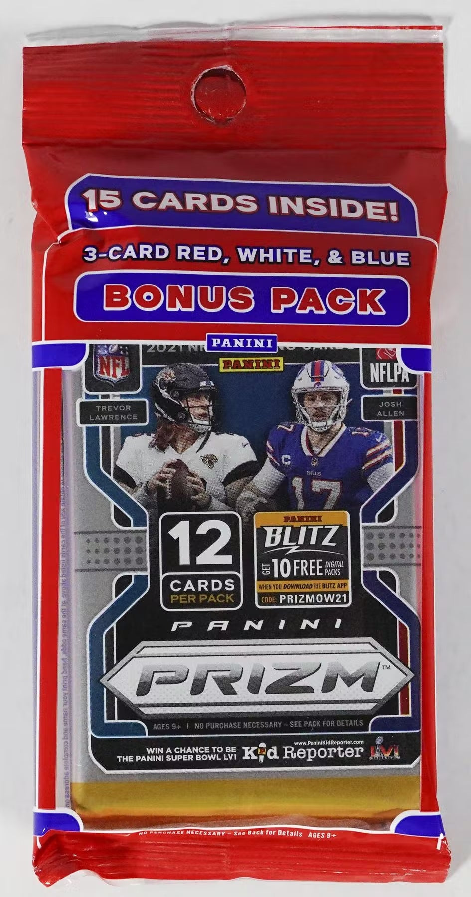 2021 Panini Prizm Football, Cello Multi-Pack Box