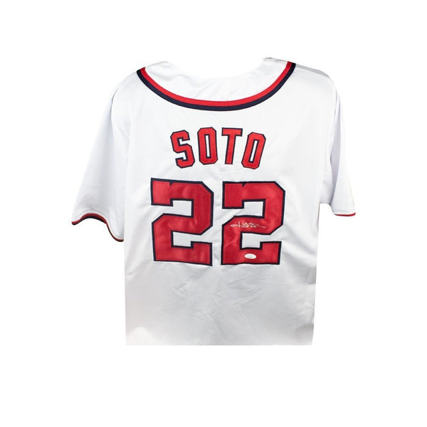 Juan Soto Autographed Washington Nationals Red Authentic Baseball