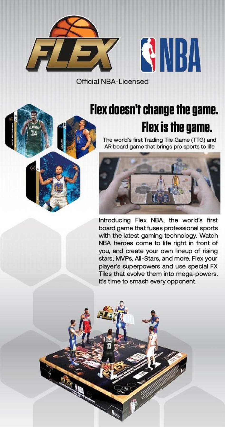  FLEX NBA TCG Game - 1-Player Team Starter Set